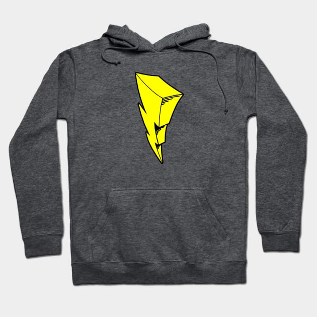 Morphin Lightning Bolt Hoodie by Vault Emporium